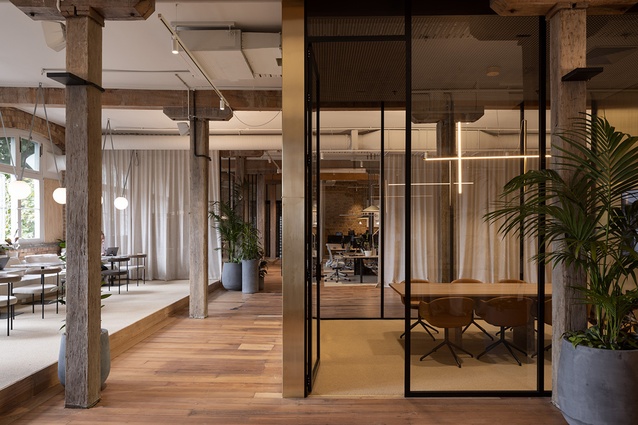 Finalist: Workplace up to 1000m<sup>2</sup> - Textile Building Office by Patterson Associates.