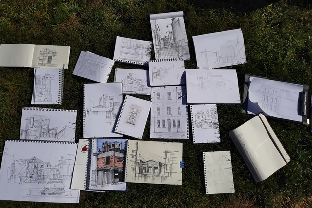 Urban Sketchers, led by Mario Luz. Sunday 16 September, across Christchurch city centre.