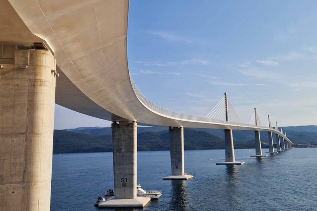 Render of one part of Reset's award-winning plans for two harbour crossings.