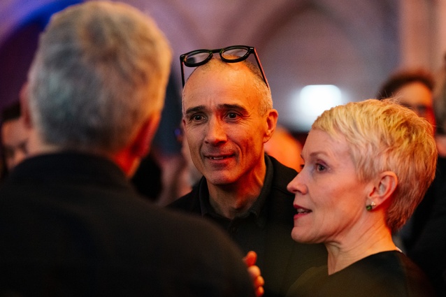 Stephen Middleton and Roberta Johnson from Jasmax, finalists for both B201 and The Pā in the Education category.