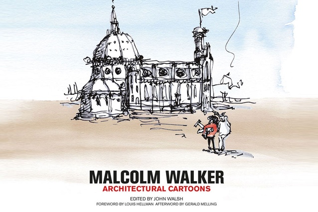 "Did You Mean To Do That?" (New Zealand Architectural Publications) cover shot. A collection of architectural cartoons by Malcolm Walker, edited by John Walsh.