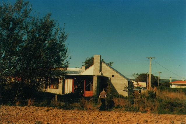 View of the house from the garden soon after completion in 1979.