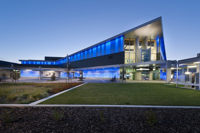 Completion date – December 2012. Christchurch Airport by Warren & Mahoney and HASSELL, 818 Wairakei Rd, Burnside. Replacing the existing domestic terminal is a major new world-class airport terminal.