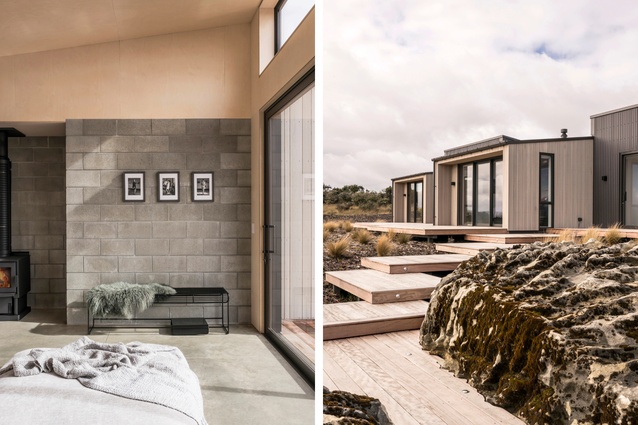 Mitchell Coll of Fabric for ‘Rocky Ridge’, winner of a Regional Award for New Home between 150sqm and 300sqm Award, and a Highly Commended Award for Home Interiors.