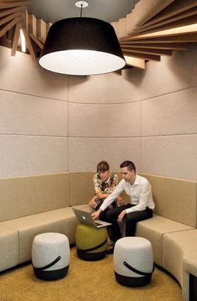 ‘The Sanctuary’ is a nearly-soundproof environment that facilitates concentrated working, away from distractions. 