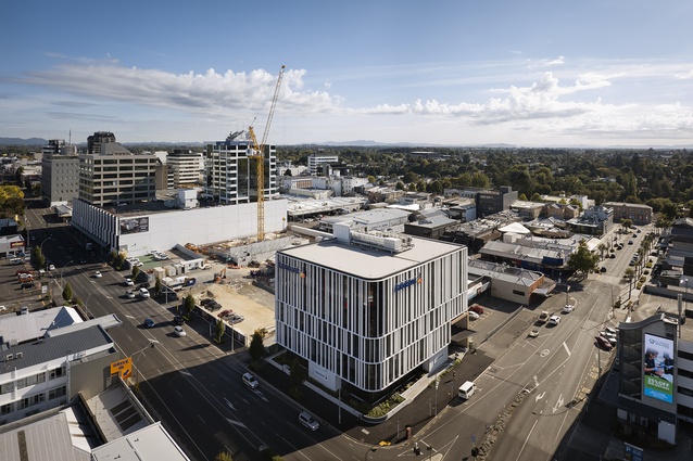 Union Square in Hamilton, an experimental new business precinct currently in development.