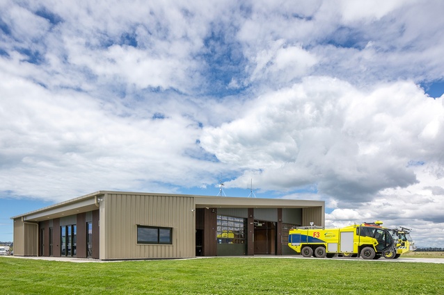Shortlist - Public Architecture: Hawke’s Bay Airport Fire Station by RTA Studio.