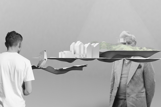 A render of <em>Future Islands</em>, New Zealand's national exhibition at the 2016 Venice Architecture Biennale.