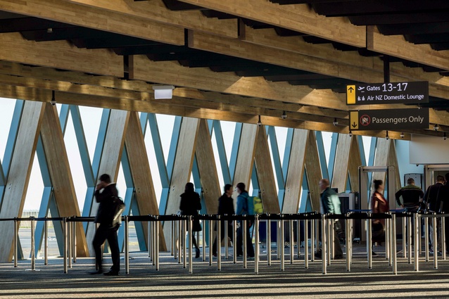 Wellington International Airport Terminal: South Extension by Warren and Mahoney.