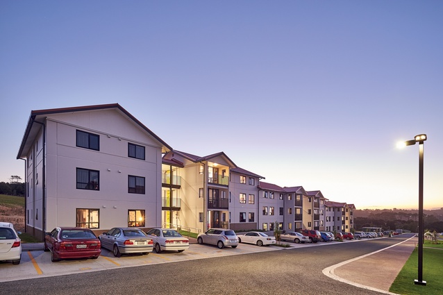 One of Arrow's residential projects: the Massey University Student Accommodation Village in Albany, Auckland.

