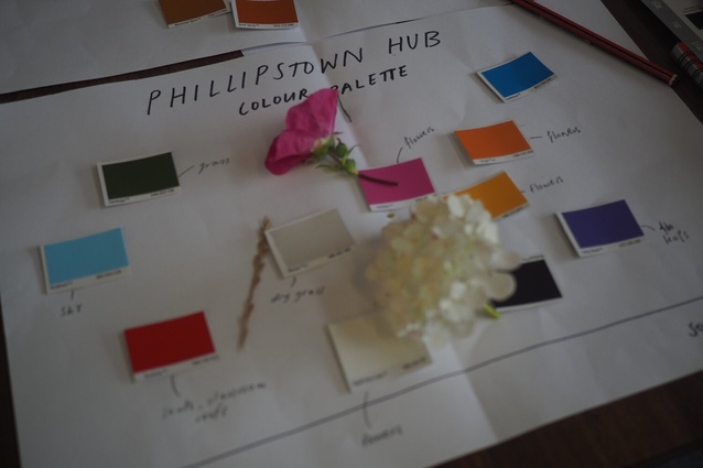 Considering the colour and context of Phillipstown Community Hub.