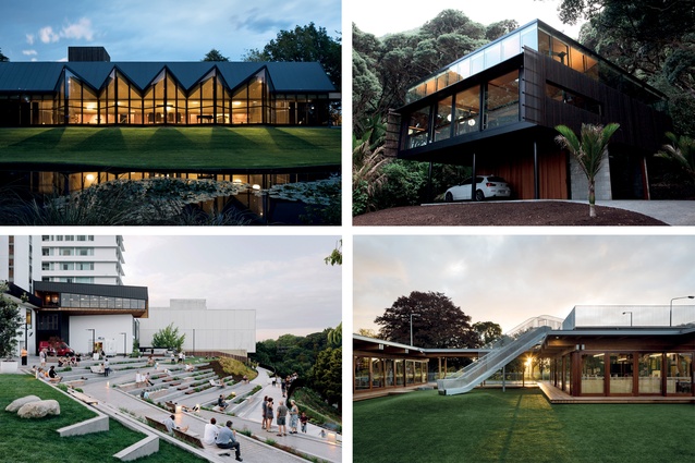 A selection of the winning projects at this year's New Zealand Architecture Awards.