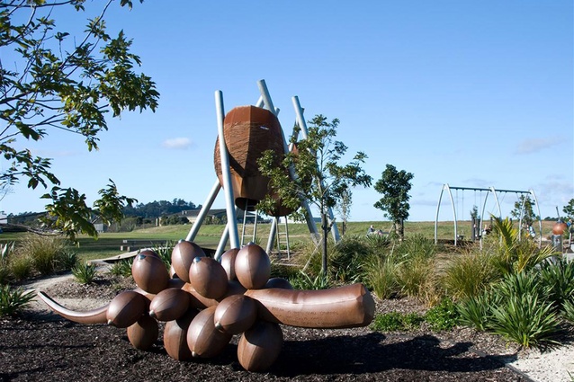 The judges said the park is, "A complex and extensive play space that successfully explores the relationship between play and native streamside planting."