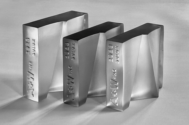 The 2023 A+W Dulux Awards trophies were designed and made by artist Ainsley O’Connell.