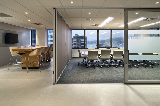 SD+A projects: BNP offices in Wellington.