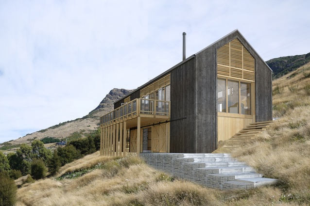 A bespoke prefab house in Governors Bay, 2014.