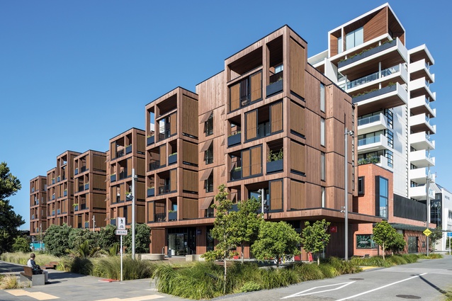 Winner: 2019 Sir Ian Athfield Award for Housing – Wynyard Central East 2 by Architectus.