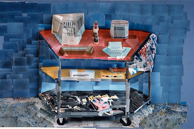 Paint Trolley, L.A., by David Hockney, 1985.