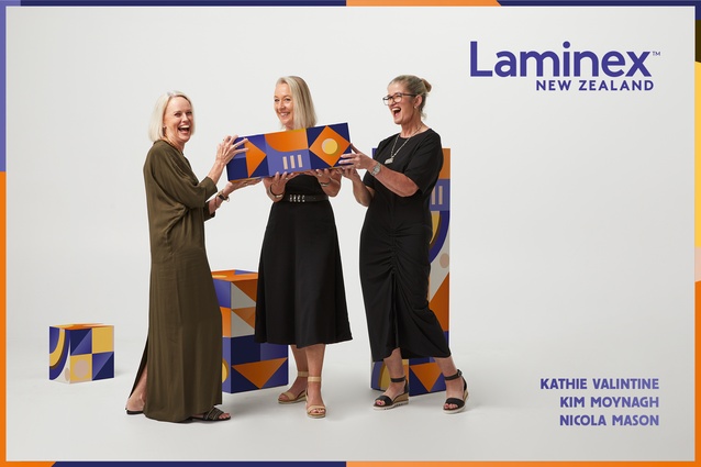 From left: Laminex Specification Business Partners, Kathie Valintine, Kim Moynagh  and Nicola Mason.