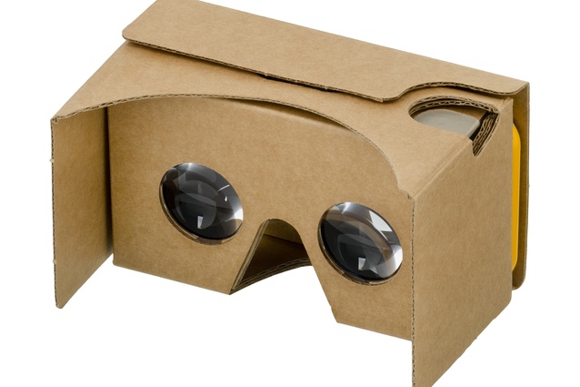 Google's Cardboard goggles could allow the user to digitally experience as yet unrealised architectural spaces.