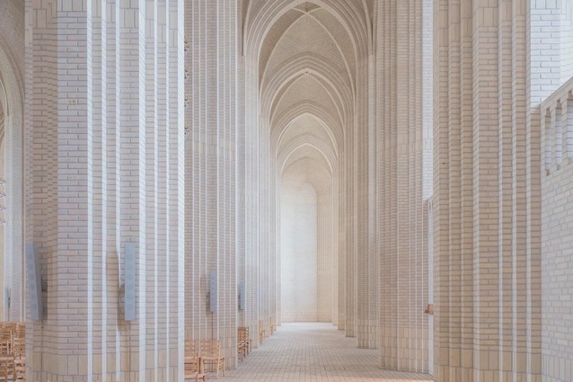 Grundtvig’s Church in Copenhagen, Denmark.