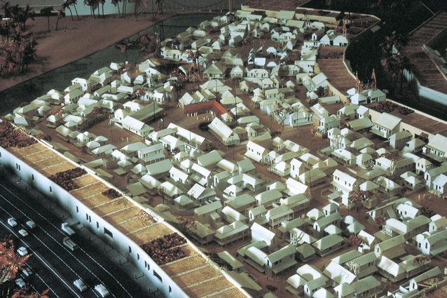 A model for winning entry in Philippines Community Housing Competition, 1976.