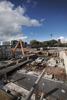 The site is in a prime Auckland position.