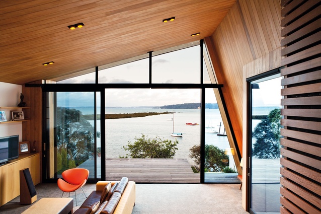 Winsomere House: the view of the Hauraki Gulf.