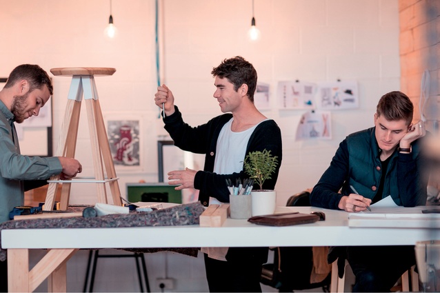 YS Collective (from left) James McNab, Sam Griffin and Daniel Kamp.