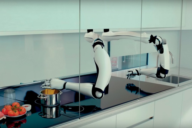 Moley Robotics' robotic kitchen.