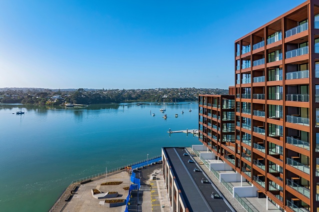 The apartments offer picturesque harbour views from the northeast across to Beach Haven.