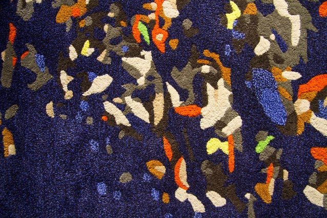 A gorgeous detail of the Doubtful Sound rug.