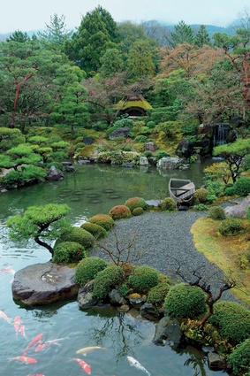 "Almost all Japanese gardens were originally privately owned and were conceived by their fabulously wealthy owners as places of entertainment," Barrie explains.
