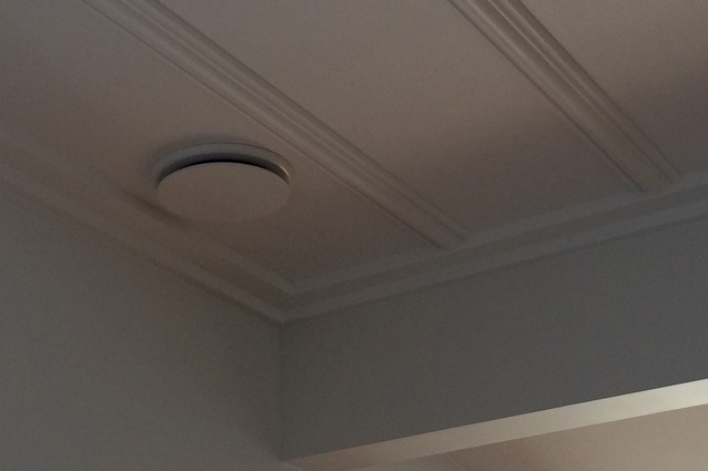 Unobtrusive vents ensure clean dry air is circulated throughout the house.