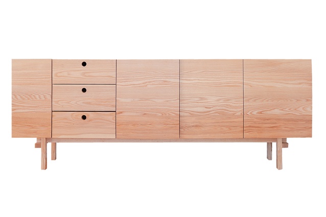 A sideboard designed and made by Sam Orme-Gee