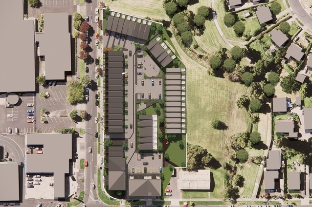 Standardised multi-residential development in Auckland. 