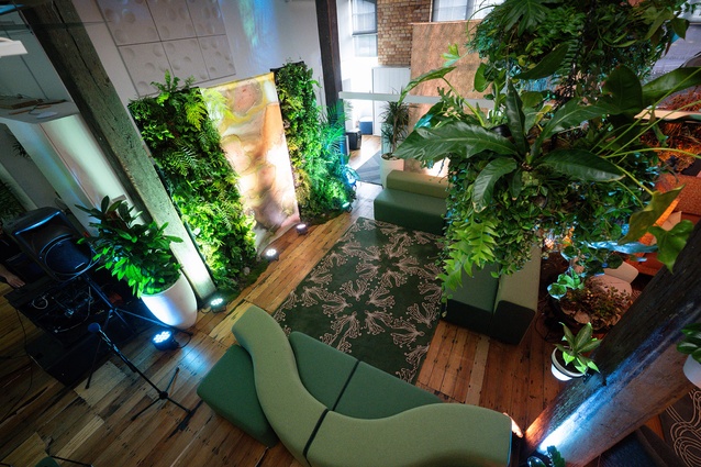 A comfy and calming area for discussion, meeting and lunch. 