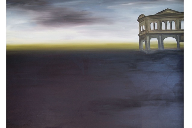 <em>Illusory Space</em>, oil on canvas, 2012.