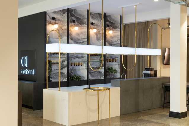In the commercial sector, Basra designed a luxe showroom for Archant.