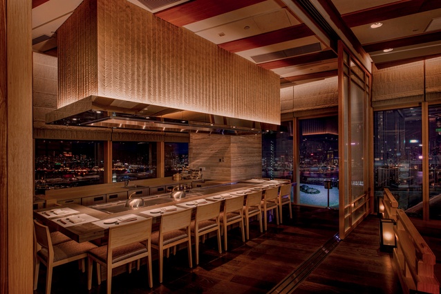 The design for Kyo-Shun has a minimalist aesthetic to allow the customer to focus on and appreciate the Kyoto cuisine.