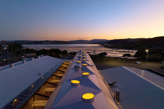 Dawn over Te Awarua-o-Porirua and Kai Tahi is pumped and ready to go.