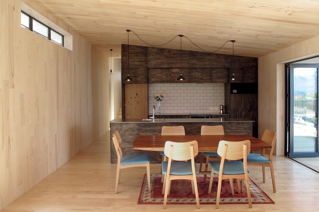The interior fit-out of this house in Wanaka also used Makers of Architecture’s digital fabrication and construction methodology.