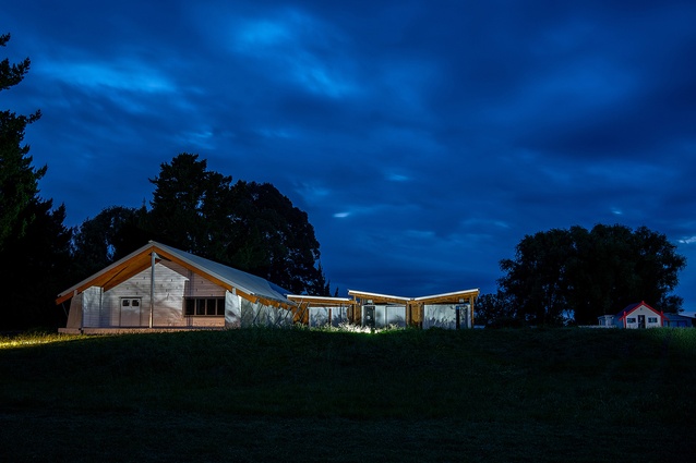 Winner - Public Architecture: Waiohiki Marae Wharenui by Designgroup Stapleton Elliott. 
