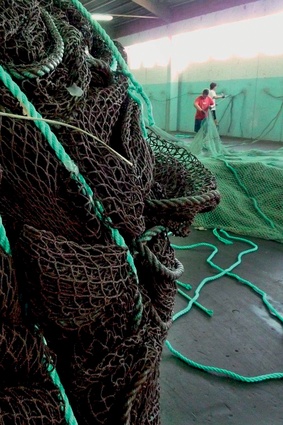 Nylon, a high-performing fibre, is found in fishing nets.