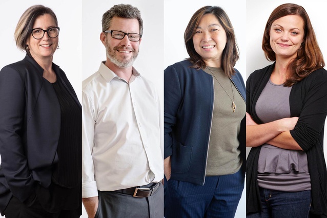 Context Architects' new associates (from left to right): Natalie Snowden, James Valentine, Shirley Chin and Heather Blewett.