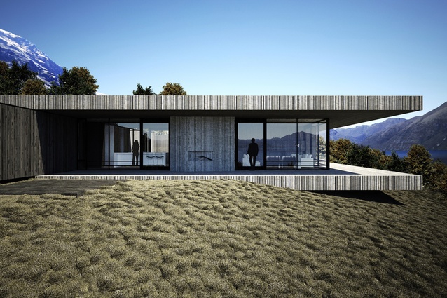 Wakatipu House – north face rendering.