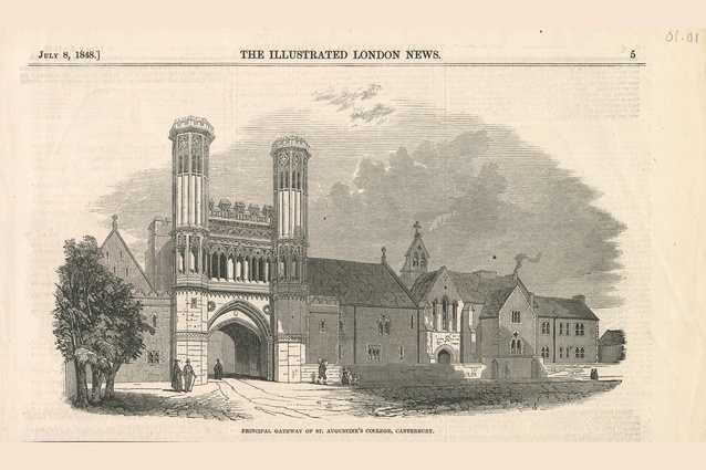 St Augustine’s College: View of The Great Gateway.
