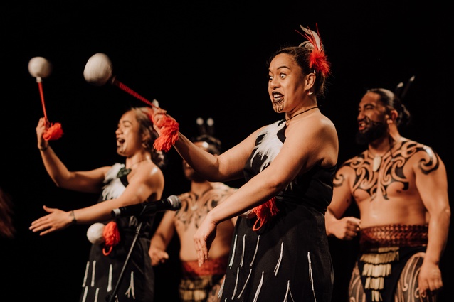 The Haka Experience performed to open the event.