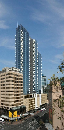 An artist's impression of the planned residential tower.