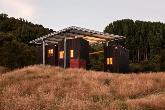 Welcome Shelter at Longbush Reserve, Gisborne by Sarosh Mulla Design.